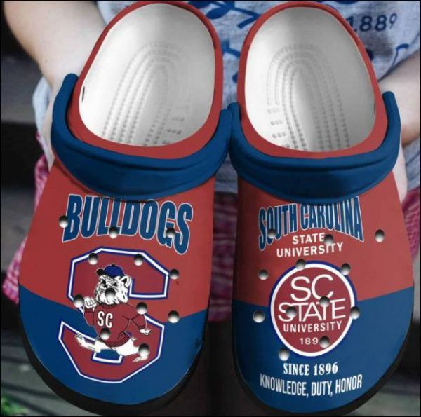 Sabots South Carolina University Bulldogs Crocs Crocband Clog Comfortable Water Shoes - Clog