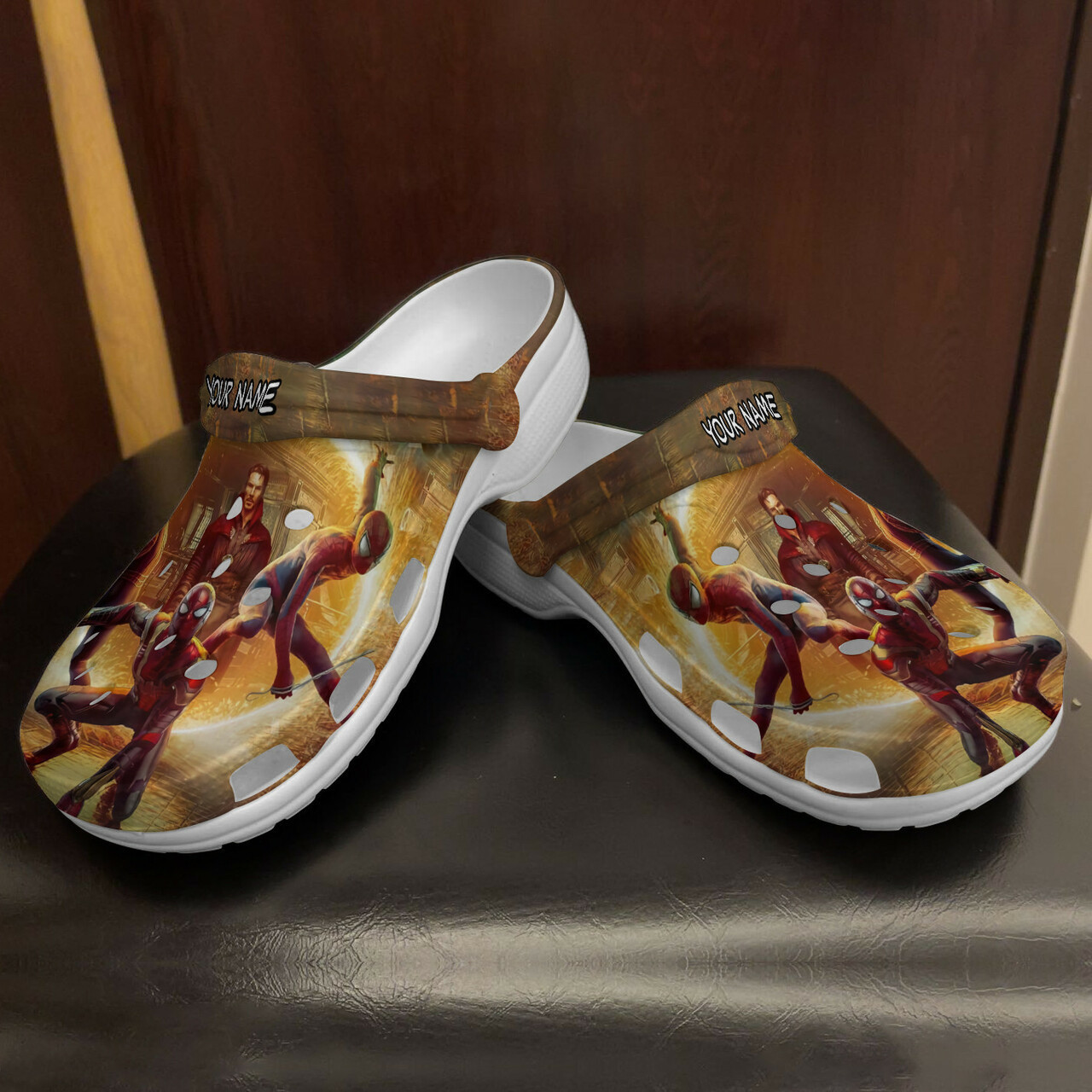 Sabots Spider Man Iron Man And Doctor Strange Crocs Crocband Clog Comfortable Water Shoes - Clog