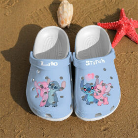 Sabots Lilo And Stitch Disney Crocs Crocband Clog Comfortable Water Shoes –  Clog