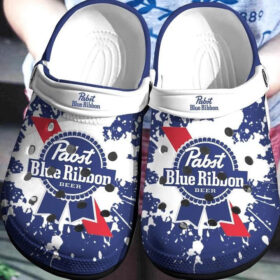 Sabots Pabst Blue Ribbon Blue White Crocs Crocband Clog –  Clog