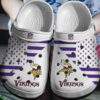 Sabots Minnesota Vikings White Pattern Crocs Crocband Clog Comfortable Water Shoes -  Clog