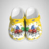 Sabots M&M Candy Team On Yellow Pattern Crocs Crocband Clog Comfortable Water Shoes -  Clog