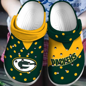 Sabots Green Bay Packers Crocs Crocband Clog Comfortable Water Shoes -  Clog