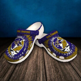Sabots Baltimore Ravens Yellow Blue Crocband Crocs Clogs –  Clog