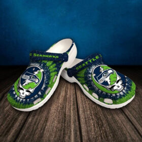 Sabots Seattle Seahawks Green Blue Crocband Crocs Clogs –  Clog