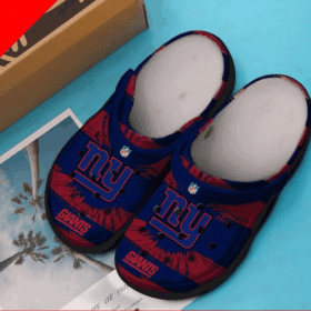 Sabots New York Giants Team Crocs Crocband Clog Comfortable Water Shoes In Navy Red –  Clog