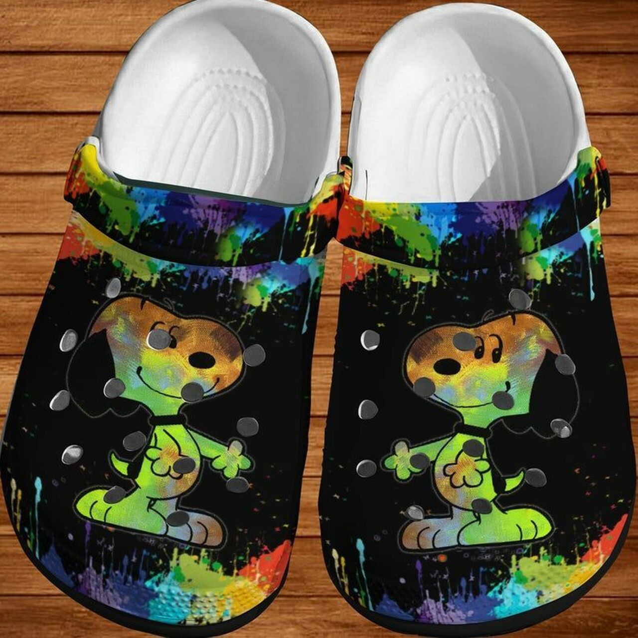 Sabots Snoopy Dog Crocs Crocband Clog Comfortable Water Shoes - Clog
