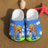 Sabots Pooh Bear Winnie Blue Sky Cute Crocs Classic Clogs Shoes -  Clog
