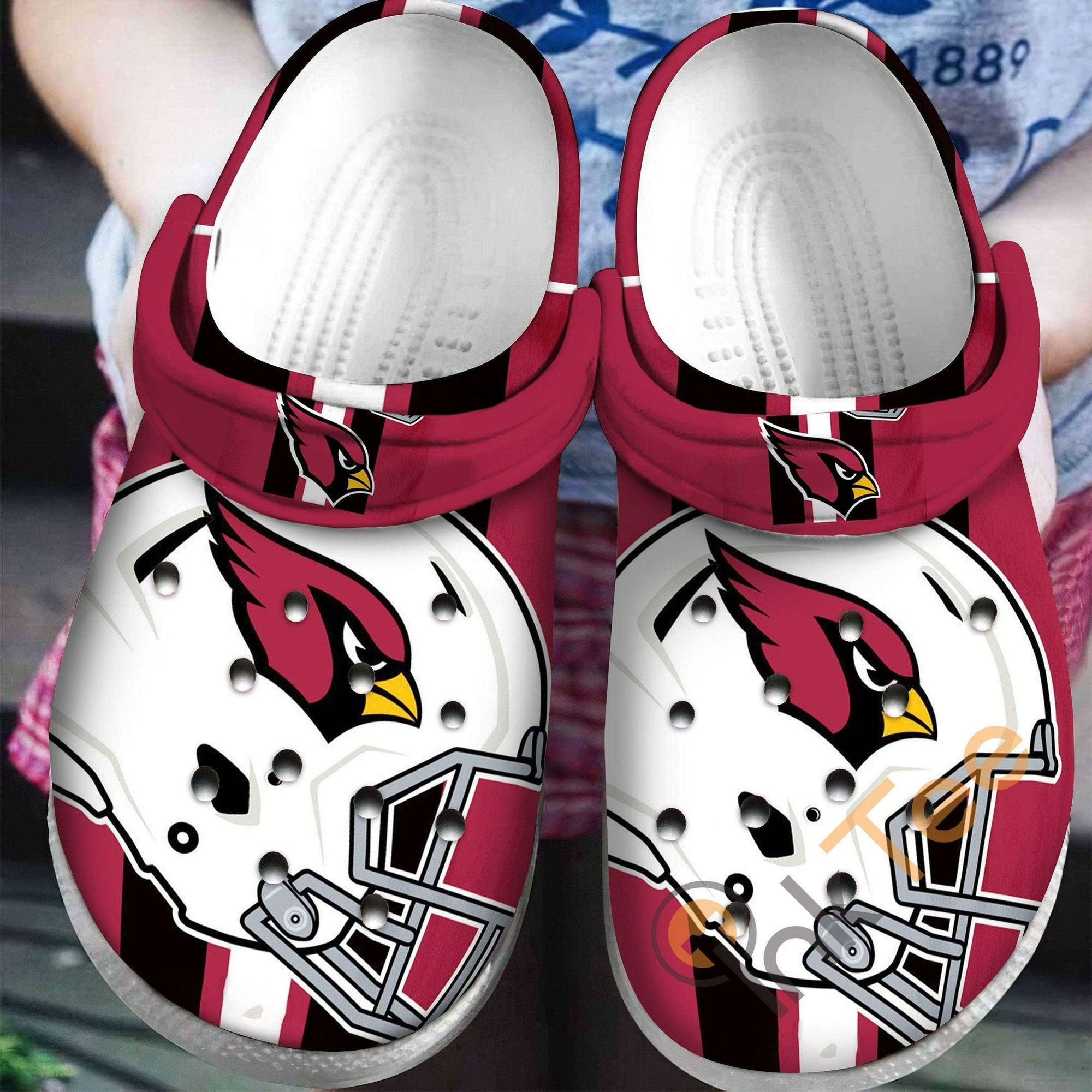 Sabots Cardinals Team In Red White Crocs Crocband Clog - Clog