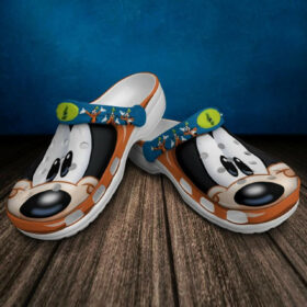 Sabots Goofy Crocs Crocband Clog Comfortable Water Shoes In Orange Blue –  Clog