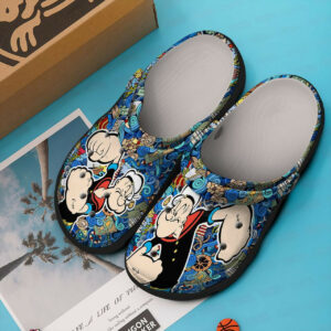 Sabots Popeye Sailor Crocs Crocband Clog Comfortable Water Shoes In Multi Color -  Clog