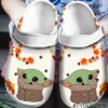 Sabots Baby Yoda Cute Leaves Pattern Crocs Classic Clogs Shoes -  Clog
