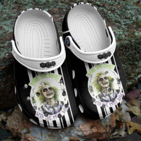 Sabots Halloween Beetlejuice You’re The Ghost With The Most Babe Crocs Crocband Clogs –  Clog