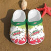 Sabots Moutain Dew Logo Splatter Pattern Crocs Classic Clogs Shoes In Red Green -  Clog
