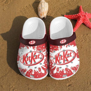 Sabots Kit Kat Coors Light Crocs Crocband Clog Comfortable In Red And White -  Clog