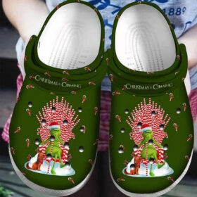 Sabots Christmas Is Coming Grinch Green Crocs Crocband Clog Comfortable Water Shoes –  Clog