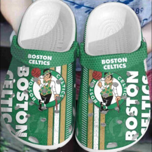 Sabots Basketball Boston Celtics In Green Crocband Crocs Shoes -  Clog