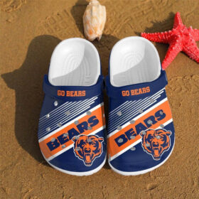 Sabots Chicago Bears Go Bears Crocs Crocband Clog Comfortable Water Shoes In Navy –  Clog
