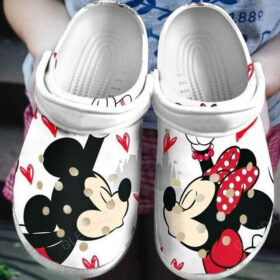 Sabots Mickey Mouse Kissing Crocs Crocband Clog Comfortable Water Shoes –  Clog