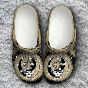 Sabots New Orleans Saints Grateful Dead Pattern Crocs Classic Clogs Shoes -  Clog