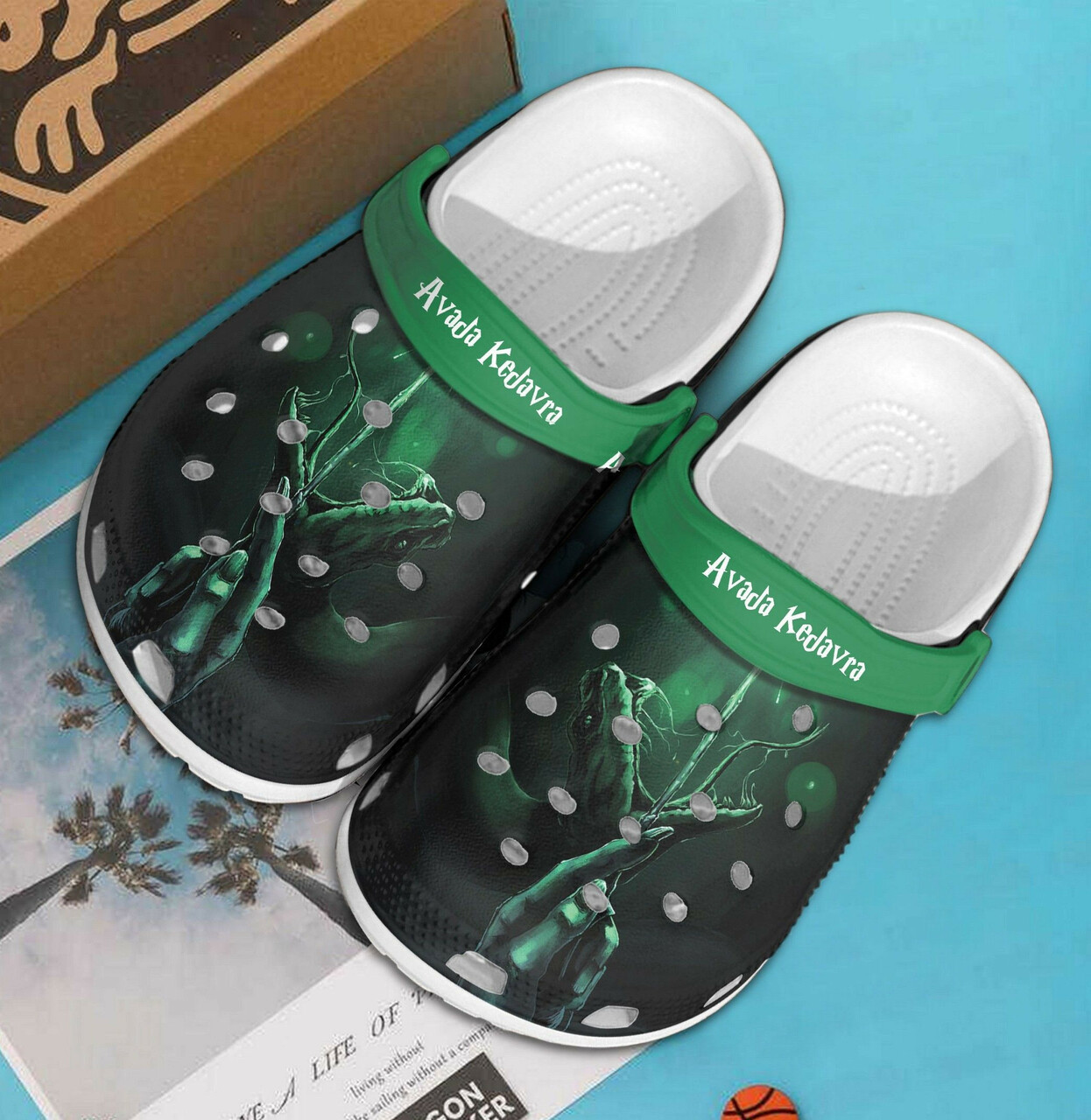 Sabots Harry Potter Avada Kedavra Crocs Crocband Clog Comfortable Water Shoes - Clog