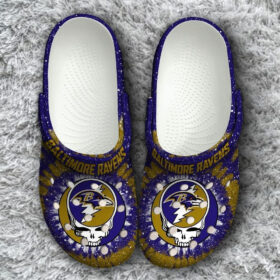Sabots Baltimore Ravens Grateful Dead Crocs Crocband Clog Comfortable Water Shoes –  Clog