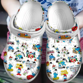 Sabots The Smurfs Cartoon Characters Crocs Crocband Clog Comfortable Water Shoes –  Clog