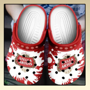 Sabots Artois Beer Red White Pattern Crocs Crocband Clog Comfortable Water Shoes -  Clog