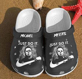Sabots Michael Myers Just Do It Crocs Crocband Clog Comfortable Shoes –  Clog