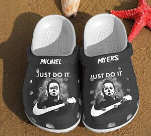 Sabots Michael Myers Just Do It Crocs Crocband Clog Comfortable Shoes -  Clog