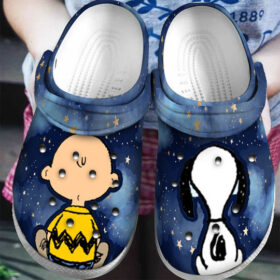 Sabots Snoopy Disney W Star Pattern Crocs Classic Clogs Shoes In Dark Blue –  Clog