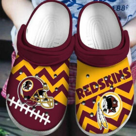 Sabots Washington Redskins Football Crocs Crocband Clog Comfortable Shoes –  Clog