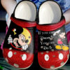 Sabots Mickey You Can Do It Crocs Crocband Clog Comfortable Water Shoes In Red Black -  Clog