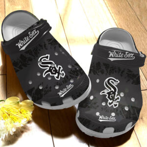 Sabots Chicago White Sox Black Grey Crocs Crocband Clog Comfortable Water Shoes -  Clog