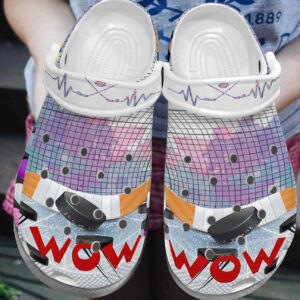Sabots Hockey Clog Custom Crocs Wow Hockey 3D Printed Crocs -  Clog