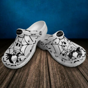 Sabots Jack Skellington Zero Crocs Crocband Clog Comfortable Water Shoes In White -  Clog