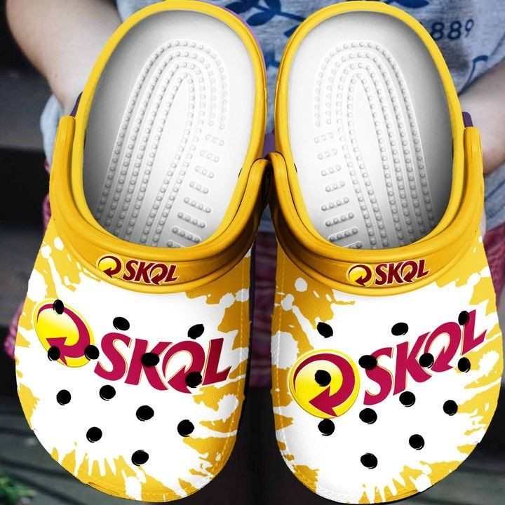 Sabots Amazon Skol Lager Beer Crocs Crocband Clog Comfortable Water Shoes In Yellow - Clog
