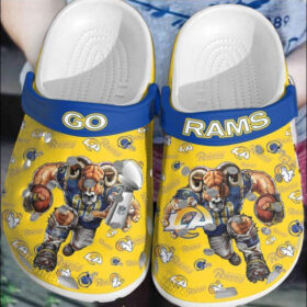 Sabots Los Angeles Rams Super Bowl Lvi Champions 3D Printed Crocs Crocband Clog Shoes –  Clog