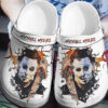 Sabots Michael Myers Face Pattern Crocs Classic Clogs Shoes In White -  Clog