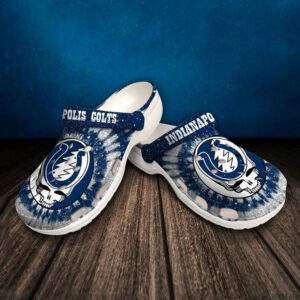 Sabots Indianapolis Colts Navy Blue Crocband Crocs Clogs -  Clog