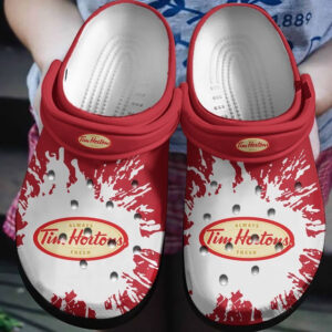 Sabots Tim Hortons Red Crocs Crocband Clog Comfortable Water Shoes -  Clog