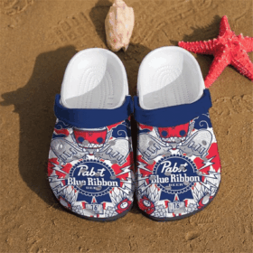 Sabots Drink Pabst Blue Ribbon Crocs Crocband Clog Comfortable Water Shoes –  Clog