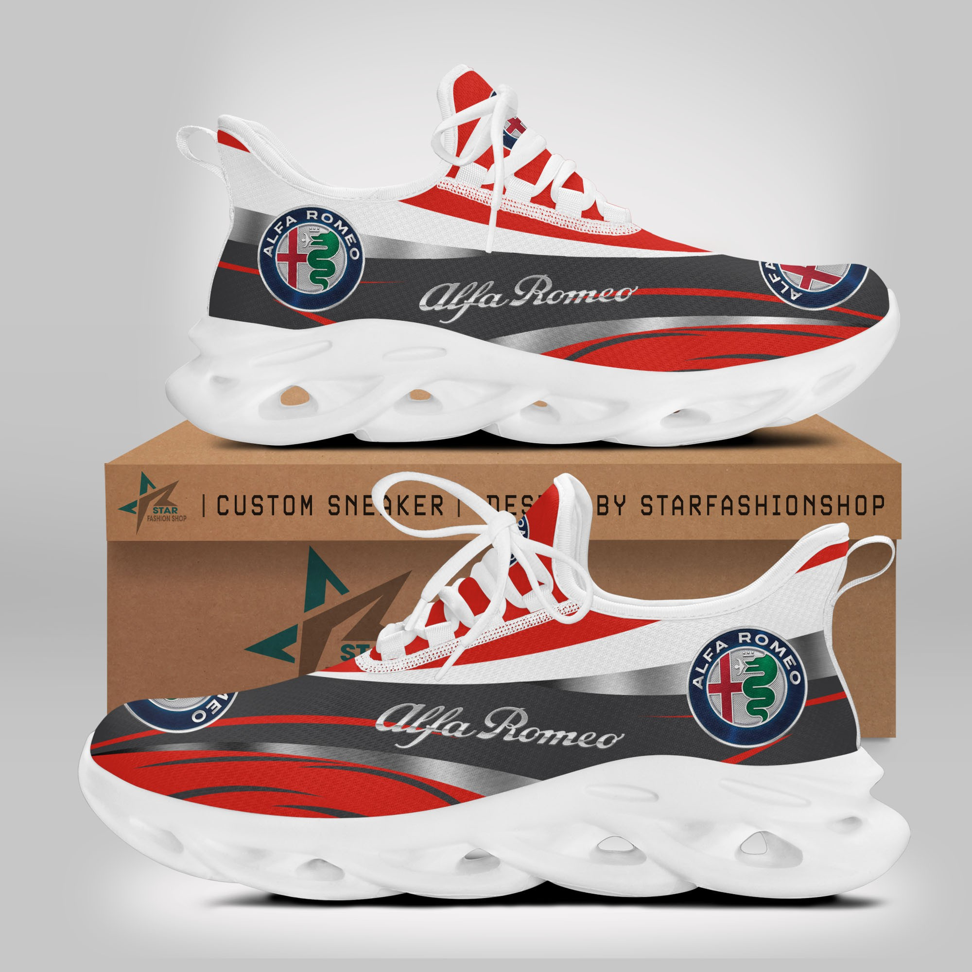 Chaussures Alfa Romeo Red – Image 2