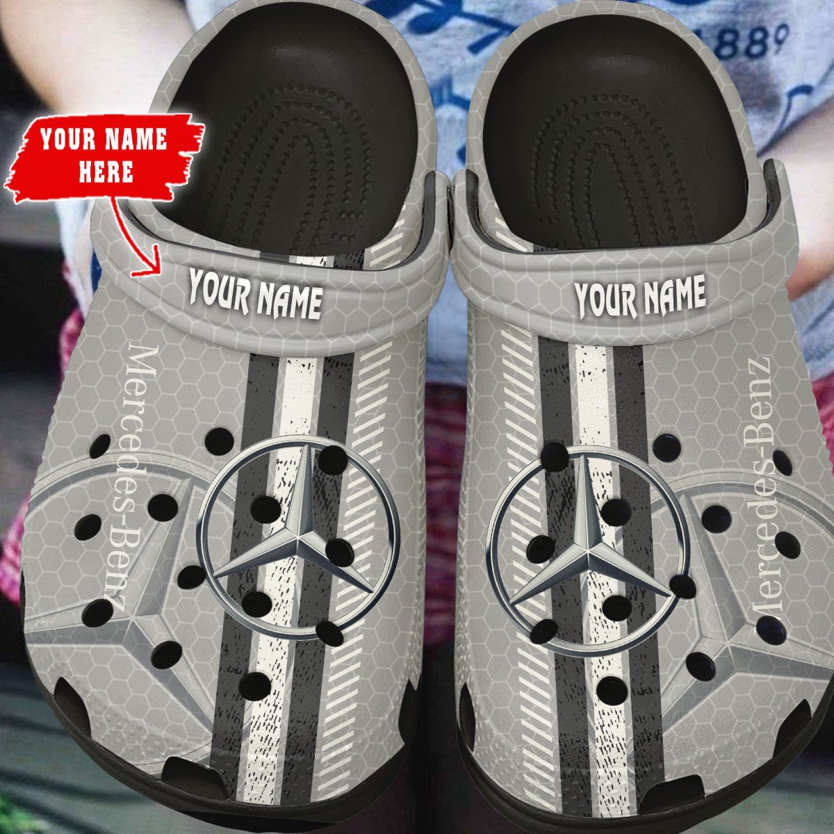 Sabots Mercedes-Benz White – Image 2