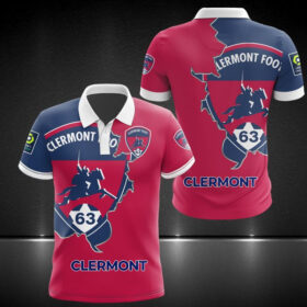 Polo Clermont Foot Auvergne 63 HVKA8536