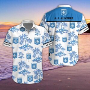 Chemise hawaïenne AJ Auxerre