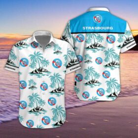 Chemise hawaïenne RC Strasbourg Alsace