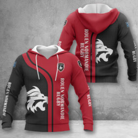 Sweat à capuche Rouen Normandie Rugby