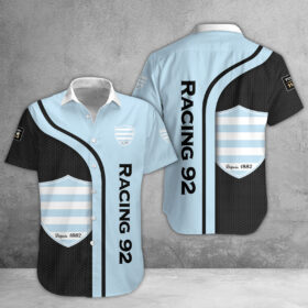 Chemise hawaïenne Racing 92
