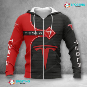 Hoodie zippé Tesla